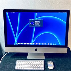Apple iMac Slim 5K Retina 27in. Late 2015 A1418 32GB 2.12TB Fusion Core I7 4GHz With Keyboard & Mouse Grade A