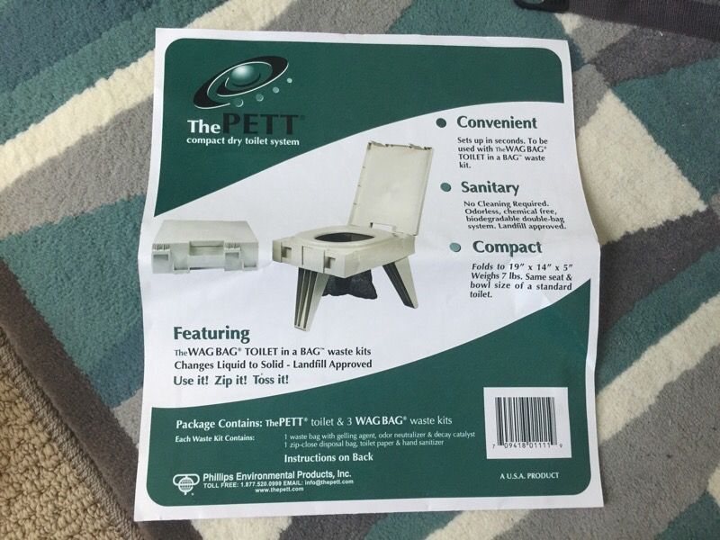 The PETT Compact Dry Toilet System