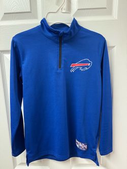Boys Buffalo Bills Quarter-Zip Pullover (size 10-12)