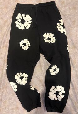 size small used denim tear sweats