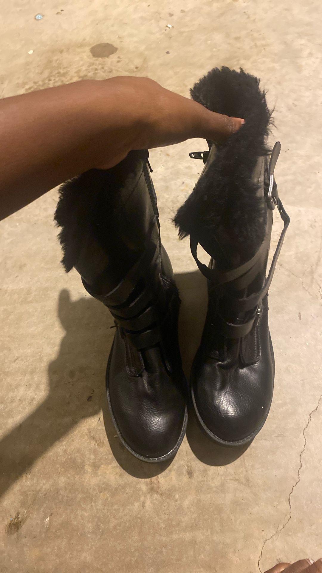 Winter Boots With Fur Inside