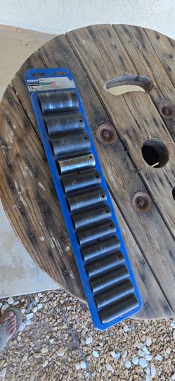 Kobalt 1/2" IMPACT SOCKET SET.