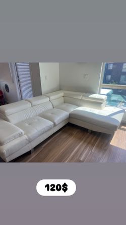 White couch