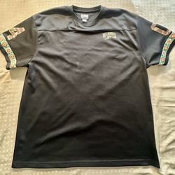 Billionaire Boys Club Jersey T-Shirt XL Black Mesh Astronaut Graphic Activewear