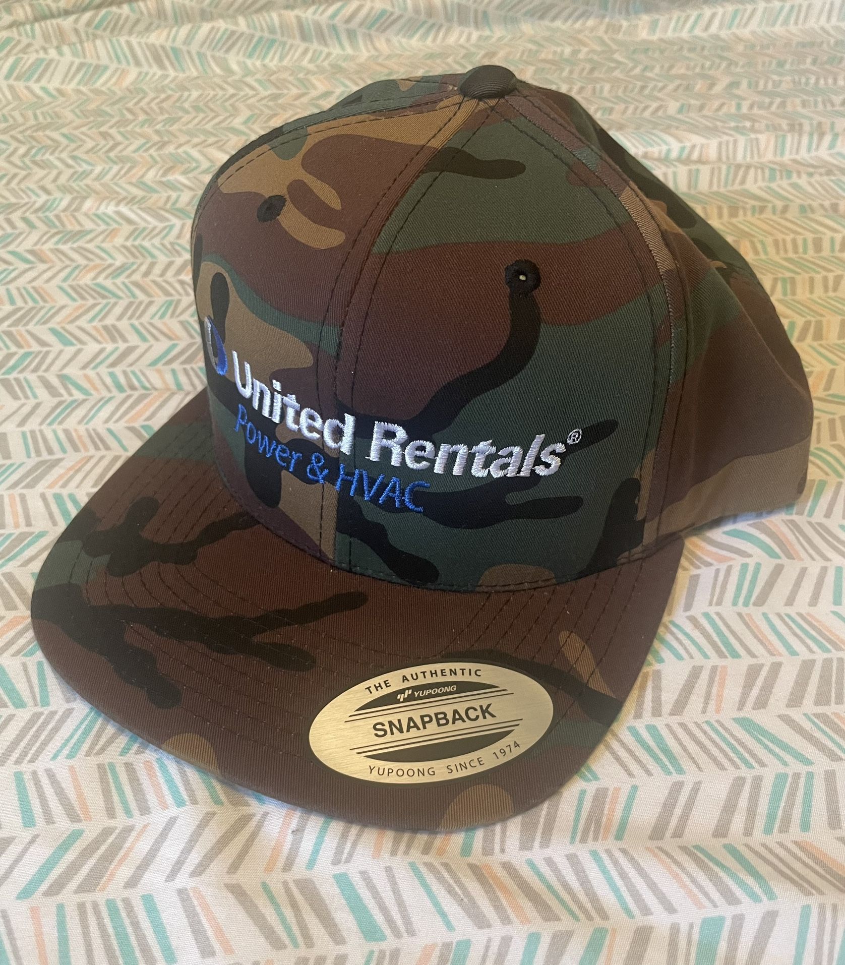 United Rentals Camouflage SnapBack Hat
