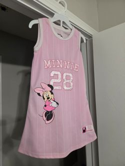 Disney Minnie Mouse Pink Tank Dress + Shorts Set – Size 6X