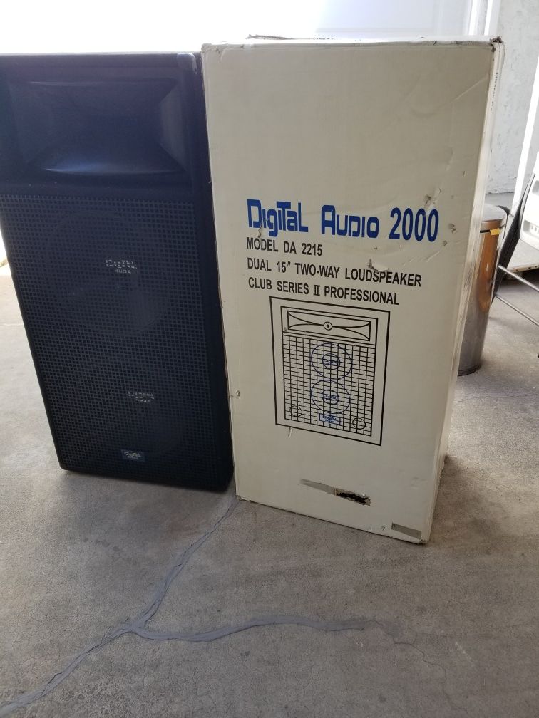 Digital Audio 2000 Speakers, model DA 2215