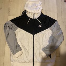 Nike Windbreaker White Black Grey 