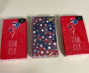 Patriotic napkins/guest towels