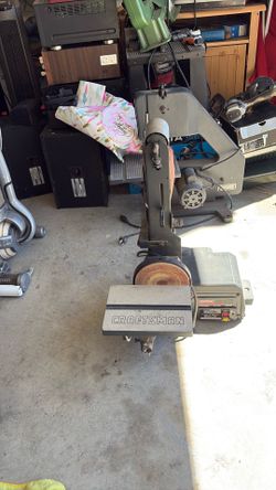 Craftsman belt disc sander heavy duty works really good