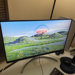 LG IPS Monitor 27" FHD (1920 x 1080) Display, 75 Hz Refresh Rate, Dual HDMI