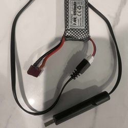 850mAh 2s 7.4v Lipo T-Plug Battery With Charging Cord
