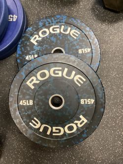 Rogue 45 Lb Fleck Bumper Plates Pair