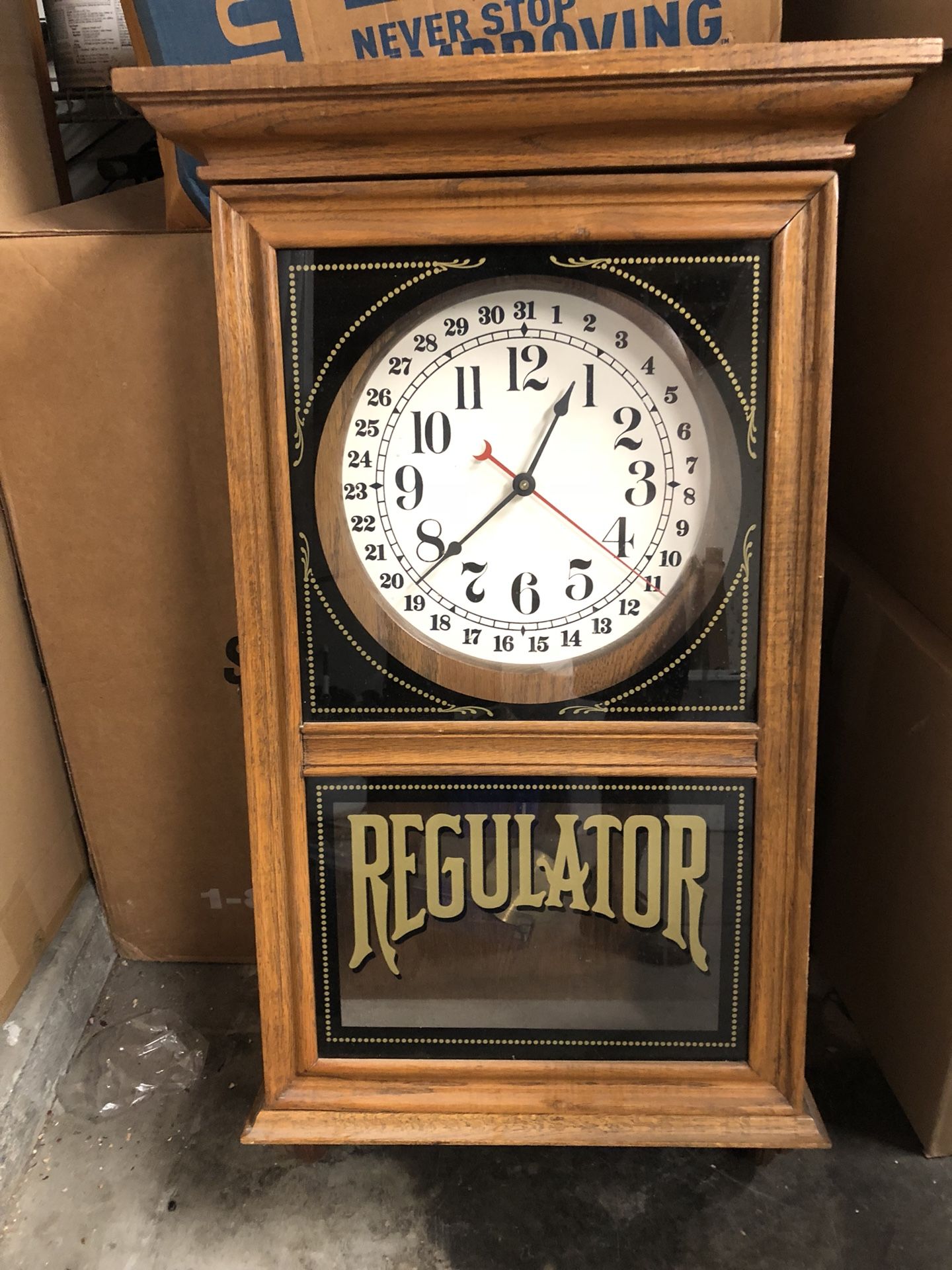 Bradford Clocks Ashmore Regulator Wall Clock