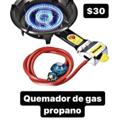Supper Quemador Con Mangera I Regulator Nuevo