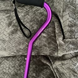NEW Folding Walking Cane – Lightweight & Adjustable (Purple)