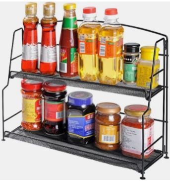Brand New Season Double Storage Rack In Kitchen