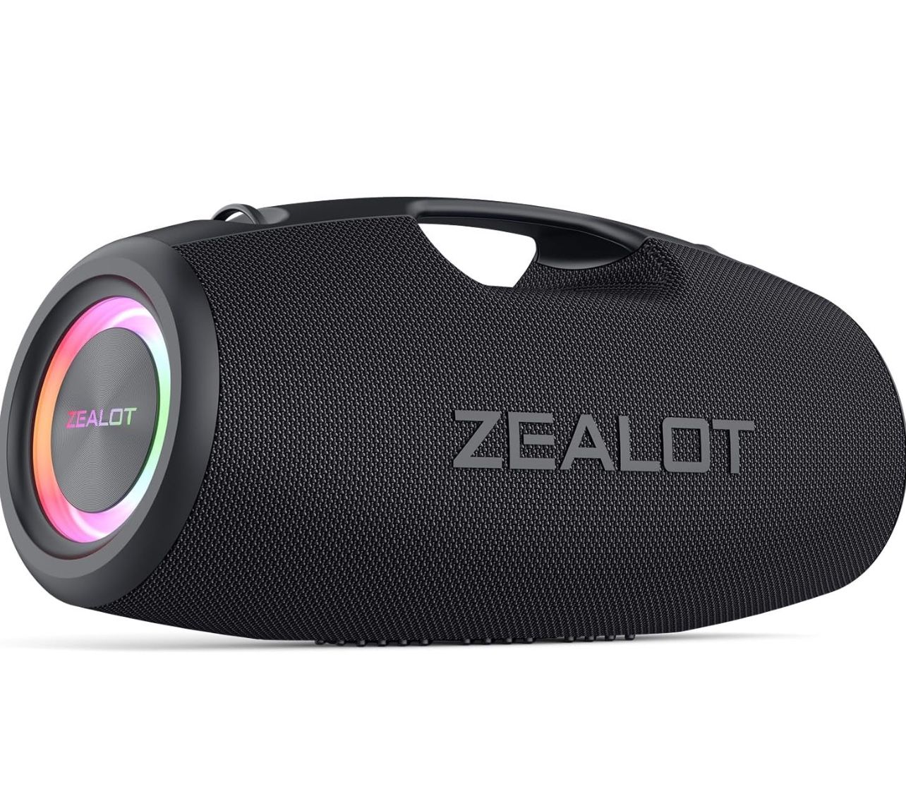 ZEALOT Bluetooth Speaker,120W Wireless Speaker with Booming Bass,IP67 Waterproof Speaker with LED Light, PowerBank,Bluetooth 5.2, Loud Bluetooth Speak