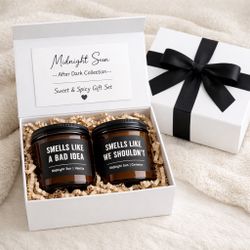  Midnight Sun After Dark – Sweet & Spicy Gift Box (Vanilla & Cinnamon Soy Candle Set)