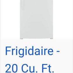 Refrigerator, 20 Cu Ft, White, 2 Door