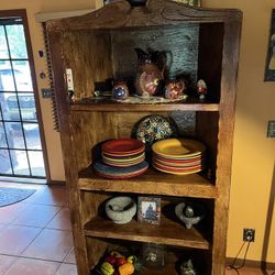 Cabinet With All Dishes 
