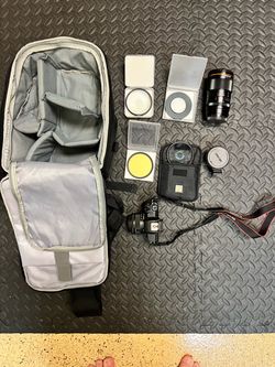 Camera and studio lights