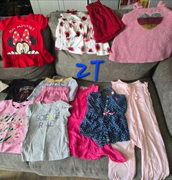 2T Girls Clothing Lot- 17 Pieces