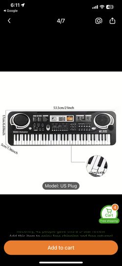 61-key Electronic Organ 