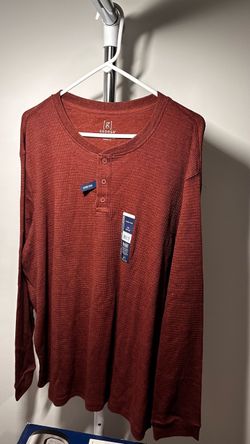 Stylish Red Georges Long Sleeve - 3XL