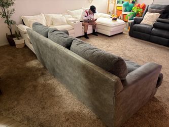 Two-Toned Grey Couch