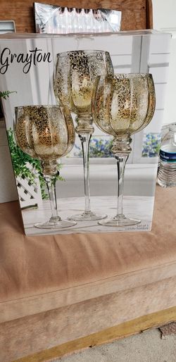Decorative Glass Candle Holders