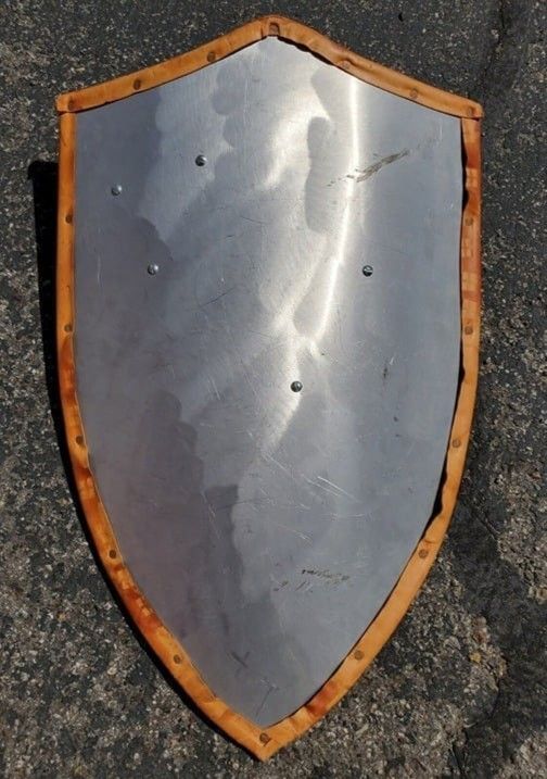 Stainless Steel Leather Bound Heater Shield (Handmade) - Local Pickup ONLY