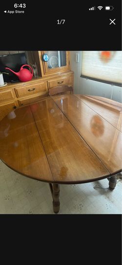 Maple Dining Table W/5 Chairs