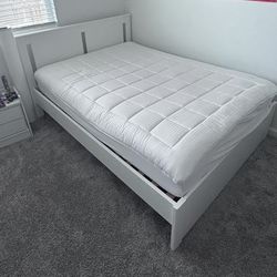Ikea Full Size Bed Frame And Spring Mattress