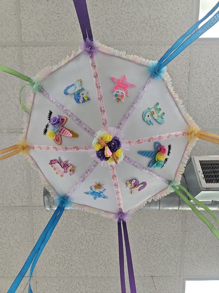 Baby Shower Umbrella - Unicorns