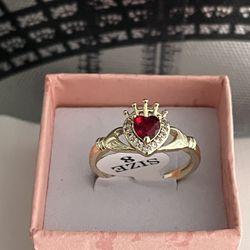 ♥️ Heart ring  14 k laminate gold