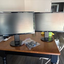 Dual ASUS 24” Gaming Monitors