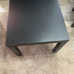 Black Living Room Table 