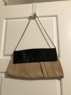 Nude clutch purse
