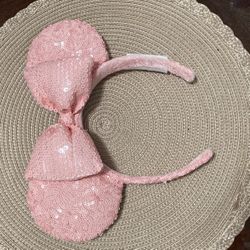 Pink Sequence Head Band 