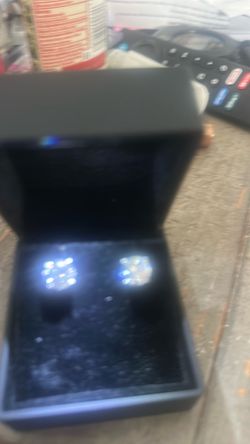 Crystal Stud Earrings in Gift Box