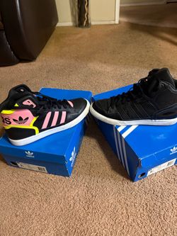 3 pairs Women adidas size 9 1/2 and 8 1/2