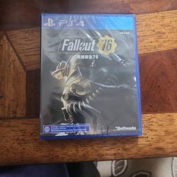 New Sealed Fallout 76 Ps4