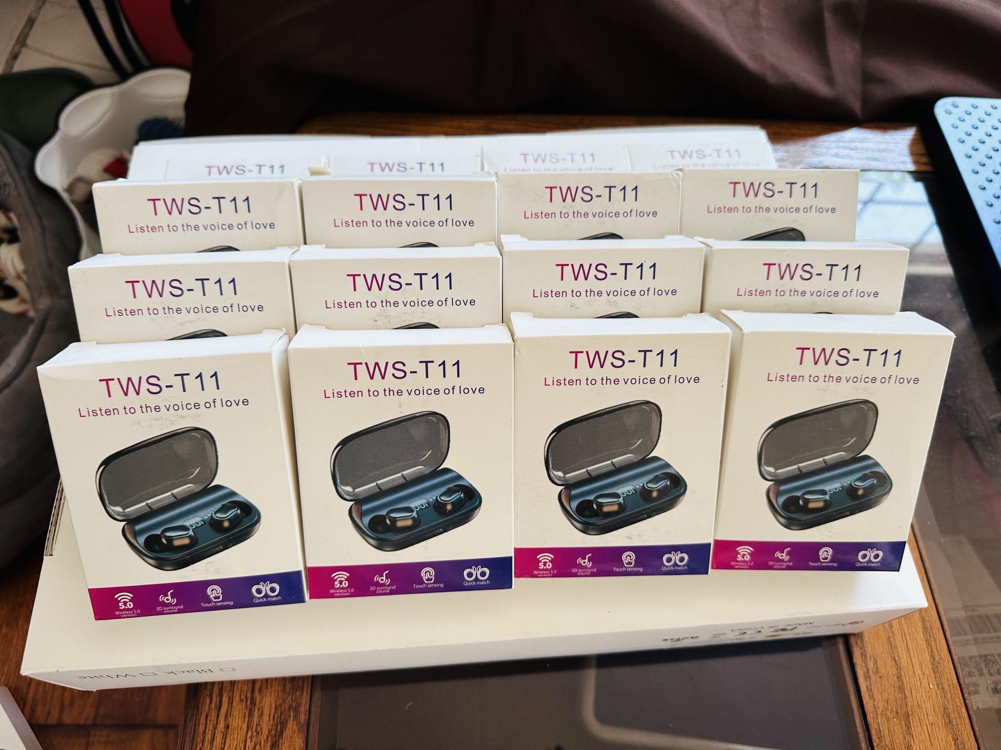 📦 20-Pack Wireless Bluetooth Earbuds – Bulk Deal! Perfect for Resale, Gifts, or Group Use 💼🎁