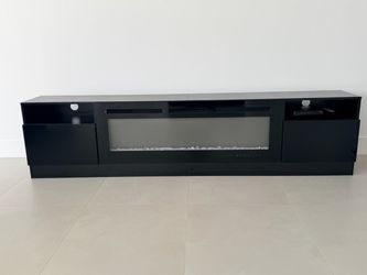OneBlis 70” electric fireplace TV Stand