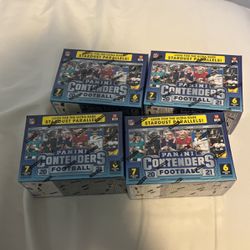 *4* Panini 2021 Contenders Blaster Boxes (NFL Football)