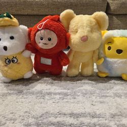 Stuffed Animals (Pack Of 4)