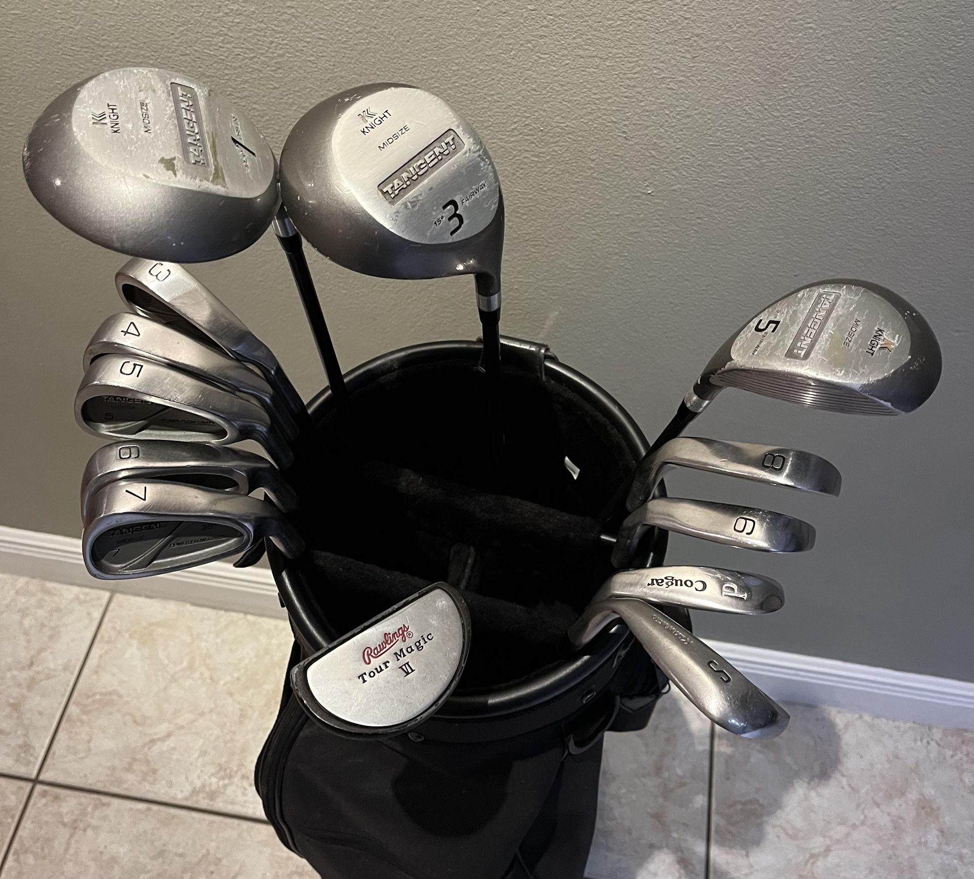 Full Set of Knight Golf Clubs