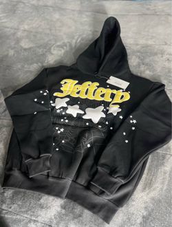Sp5der Jeffery Black Hoodie