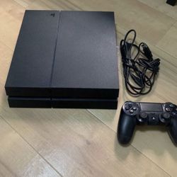 Black PlayStation 4